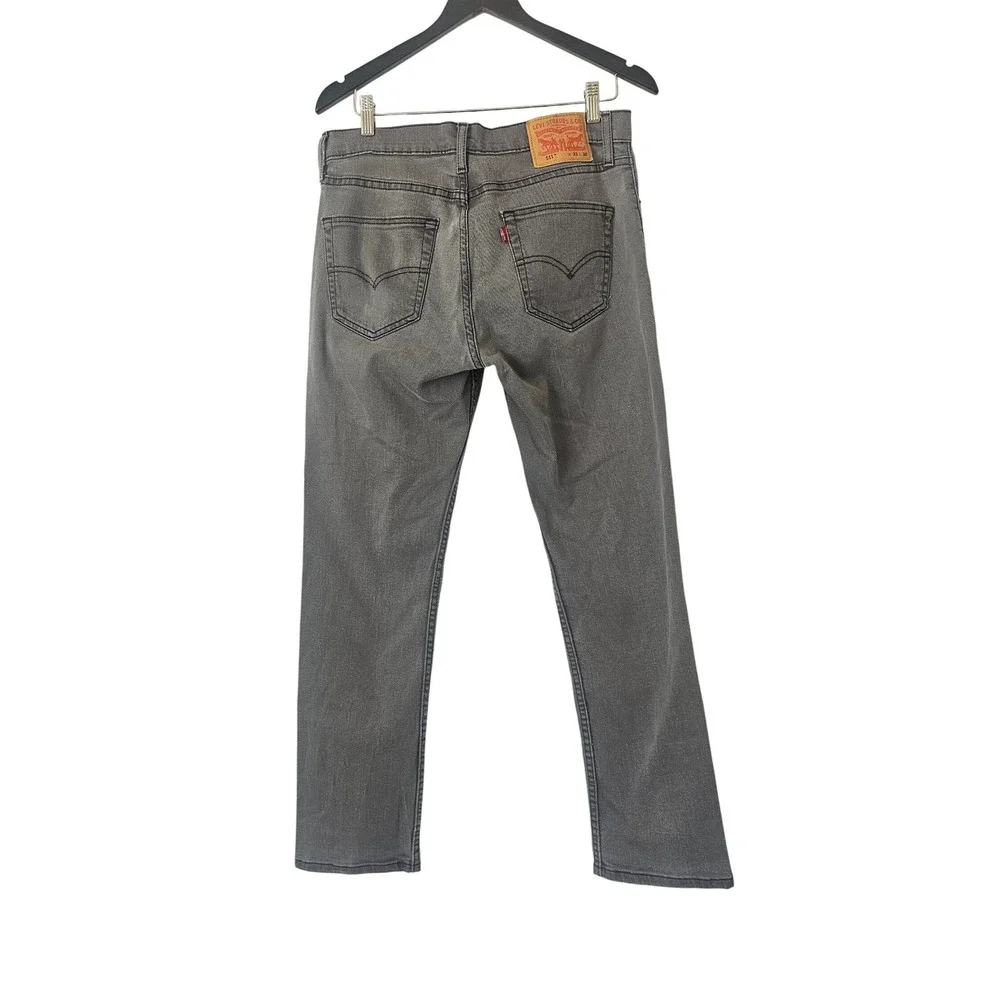 Levi's 511 Men's 33x30 Gray Wash Slim Fit Stretch Denim Jeans  Urban Streetwear